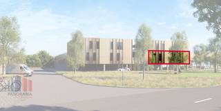 Nieuwbouw kantoorruimte van 368 m² te huur deel uitmakend van het gloednieuwe bedrijvenpark "BAZUIN". De kantoorruimte wordt semi-casco opgeleverd...