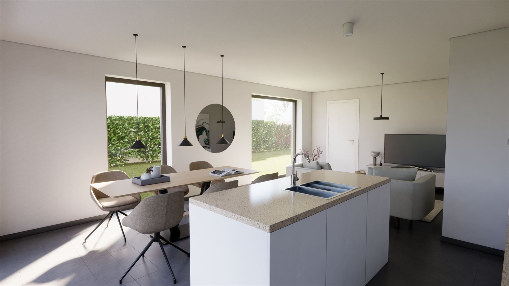 Nieuwbouwwoning met 3 slaapkamers, inpandige garage op perceel van 371m² in heerlijk Belzele - foto 5