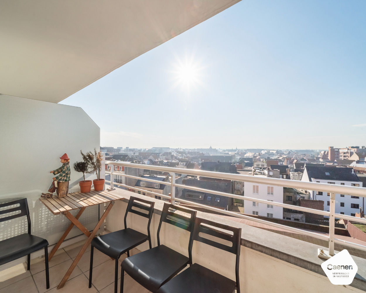 Lichtrijke studio met zongericht terras en prachtig zicht over het hinterland - foto 1