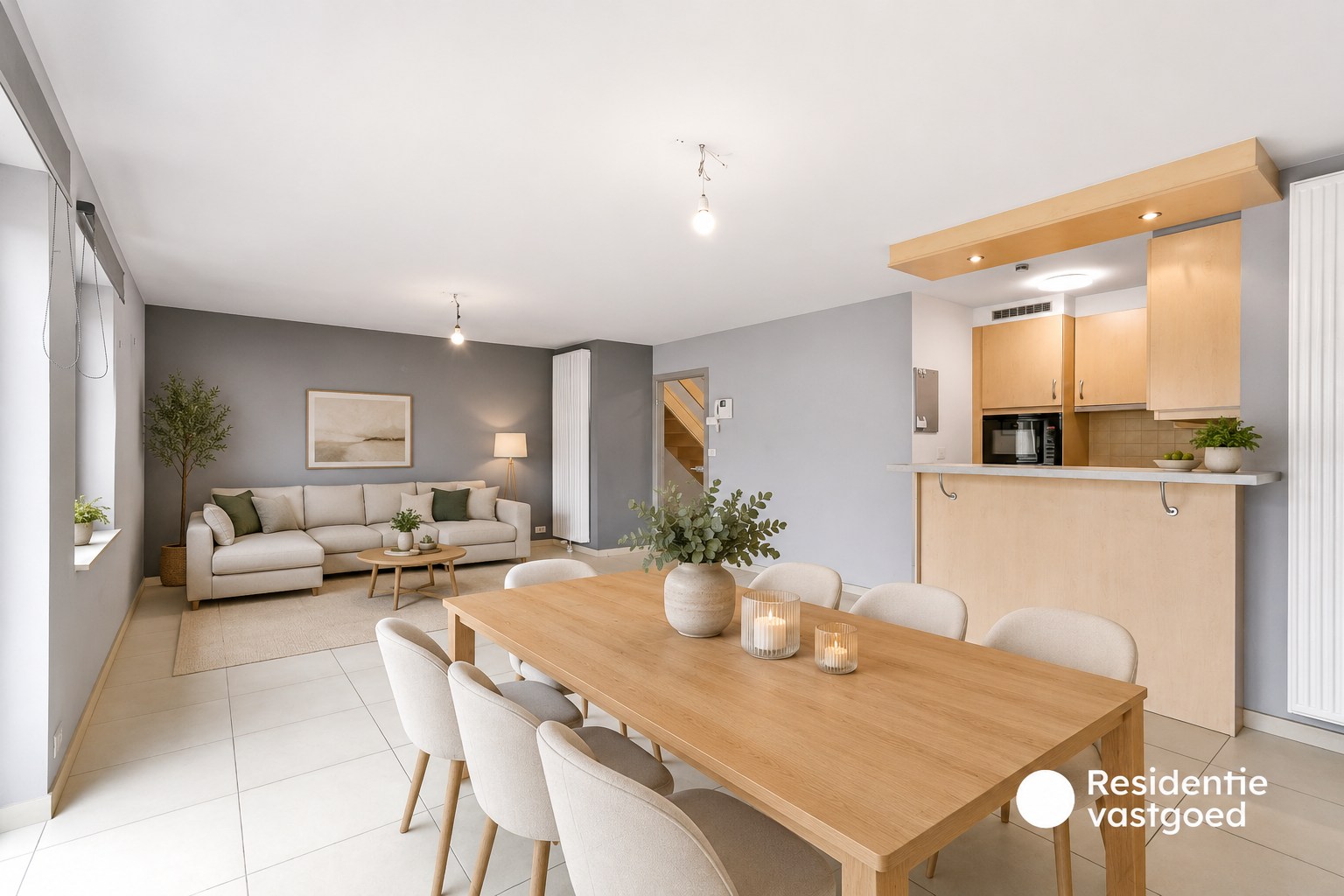 Duplex-appartement in rustige residentie met twee slaapkamers en terras - foto 4