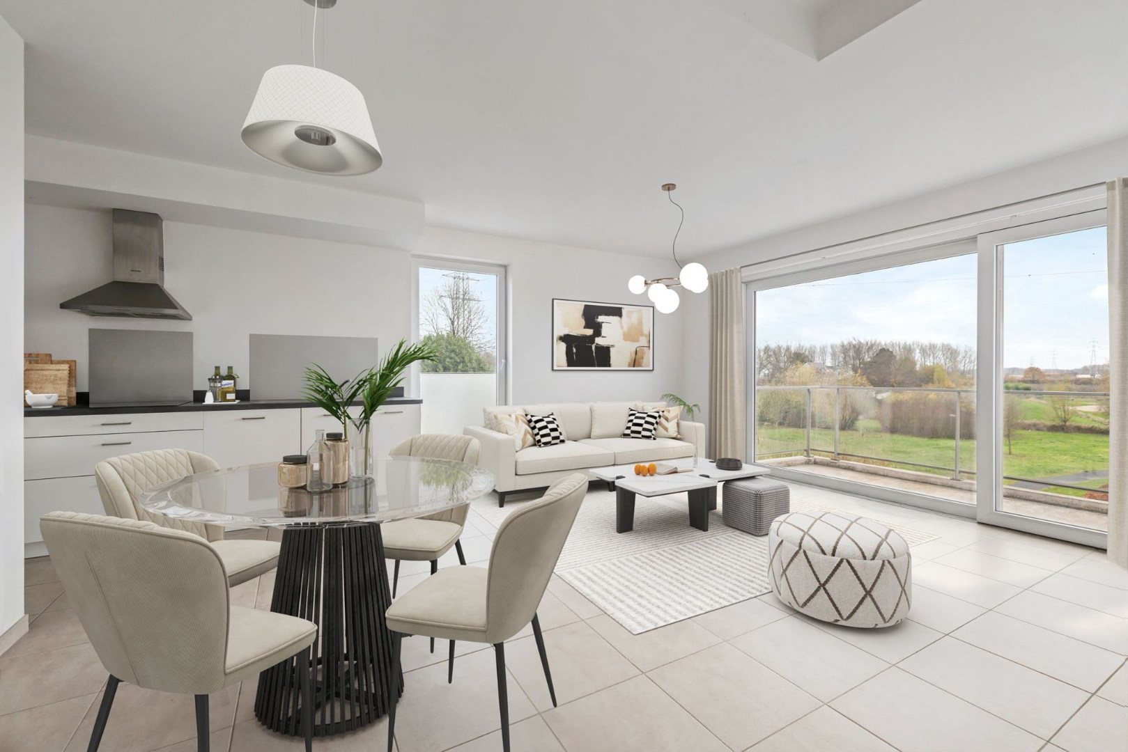 Recent 2 slaapkamer appartement (2016) met zuidgericht terras, warmtepomp & overdekte staanplaats – Kallo - foto 1