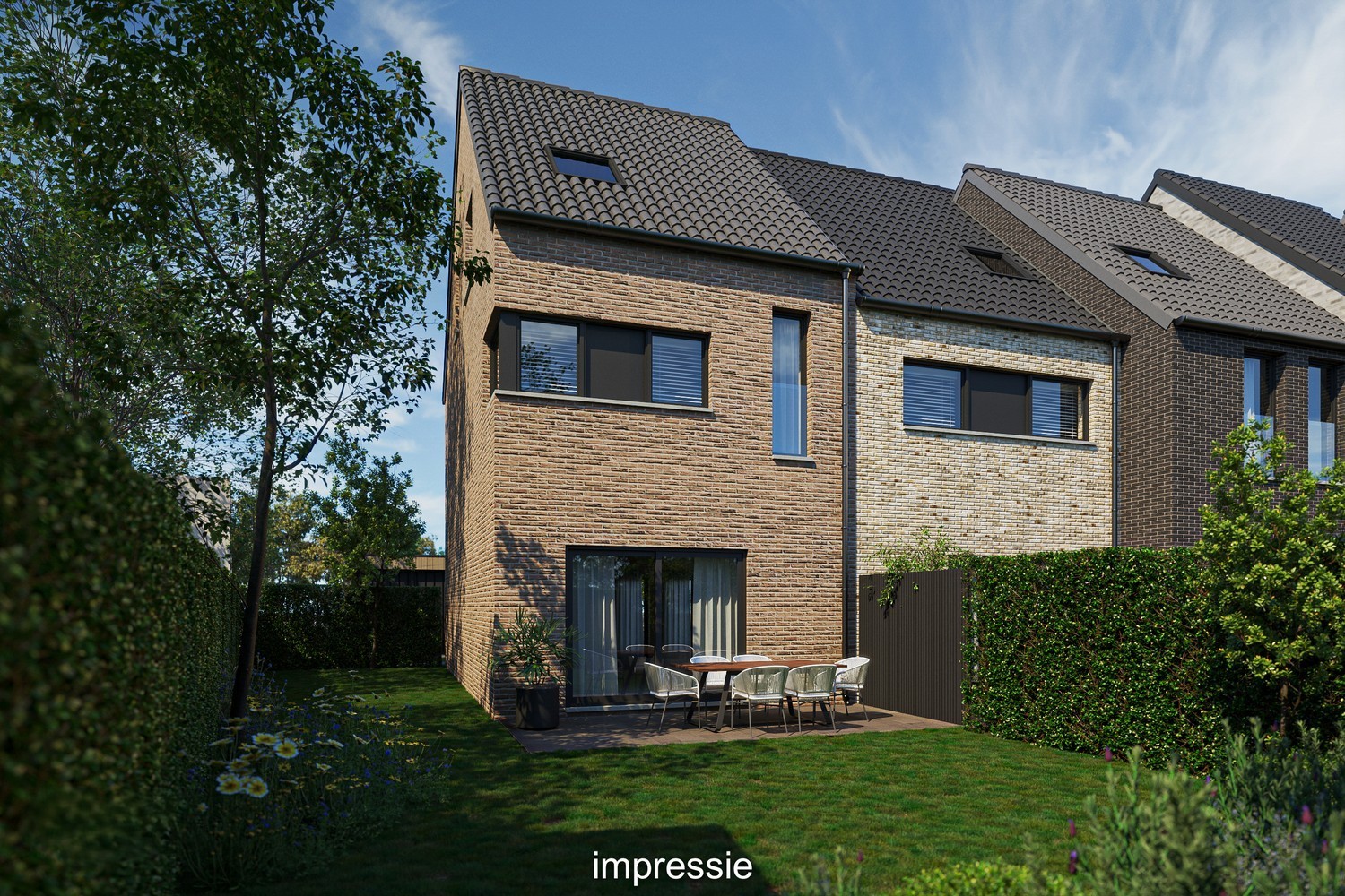 Nieuwbouw BEN-villa met 3 slpkrs op topligging - foto 1