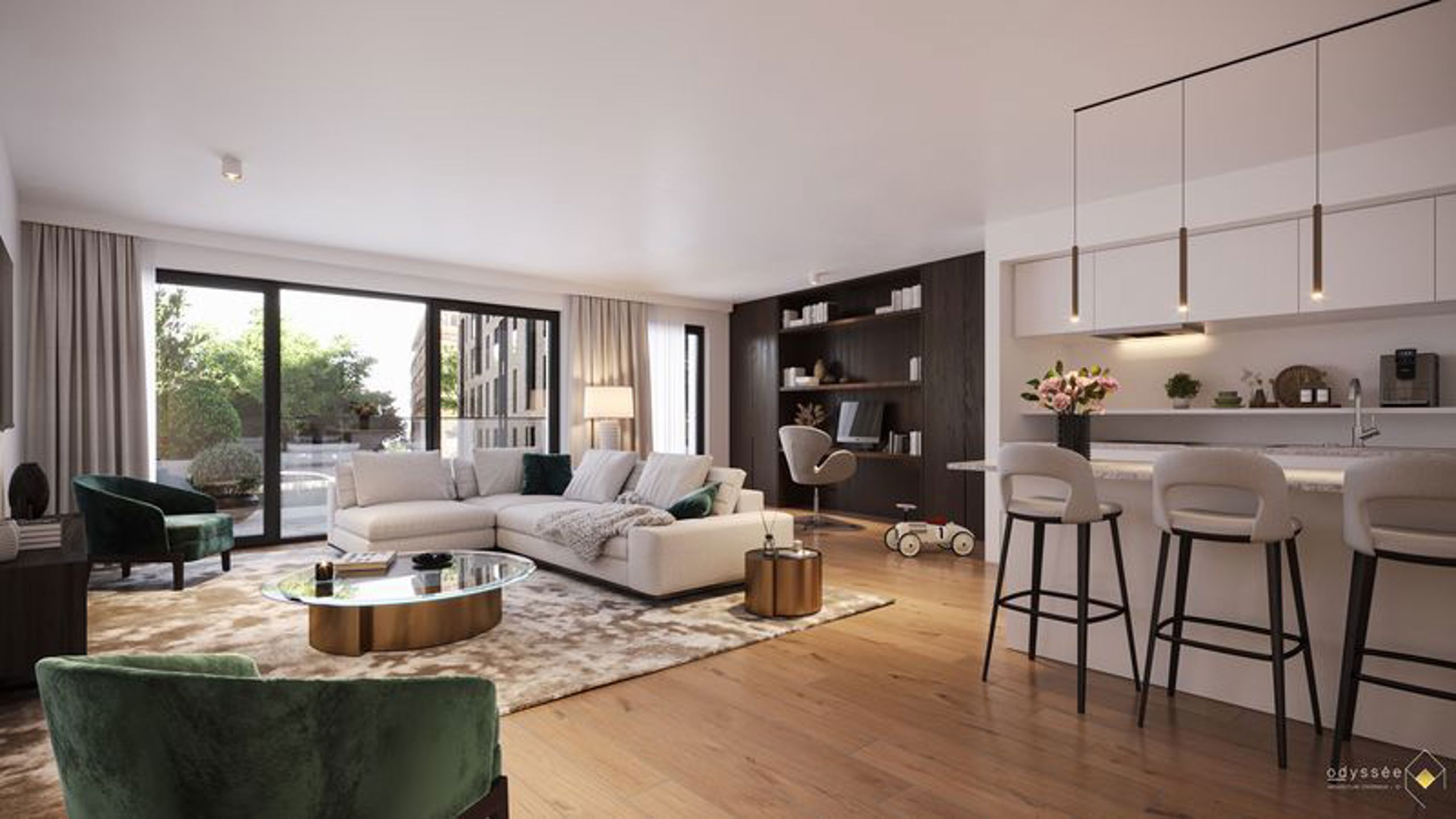Moderne studio in een gegeerde wijk - foto 4