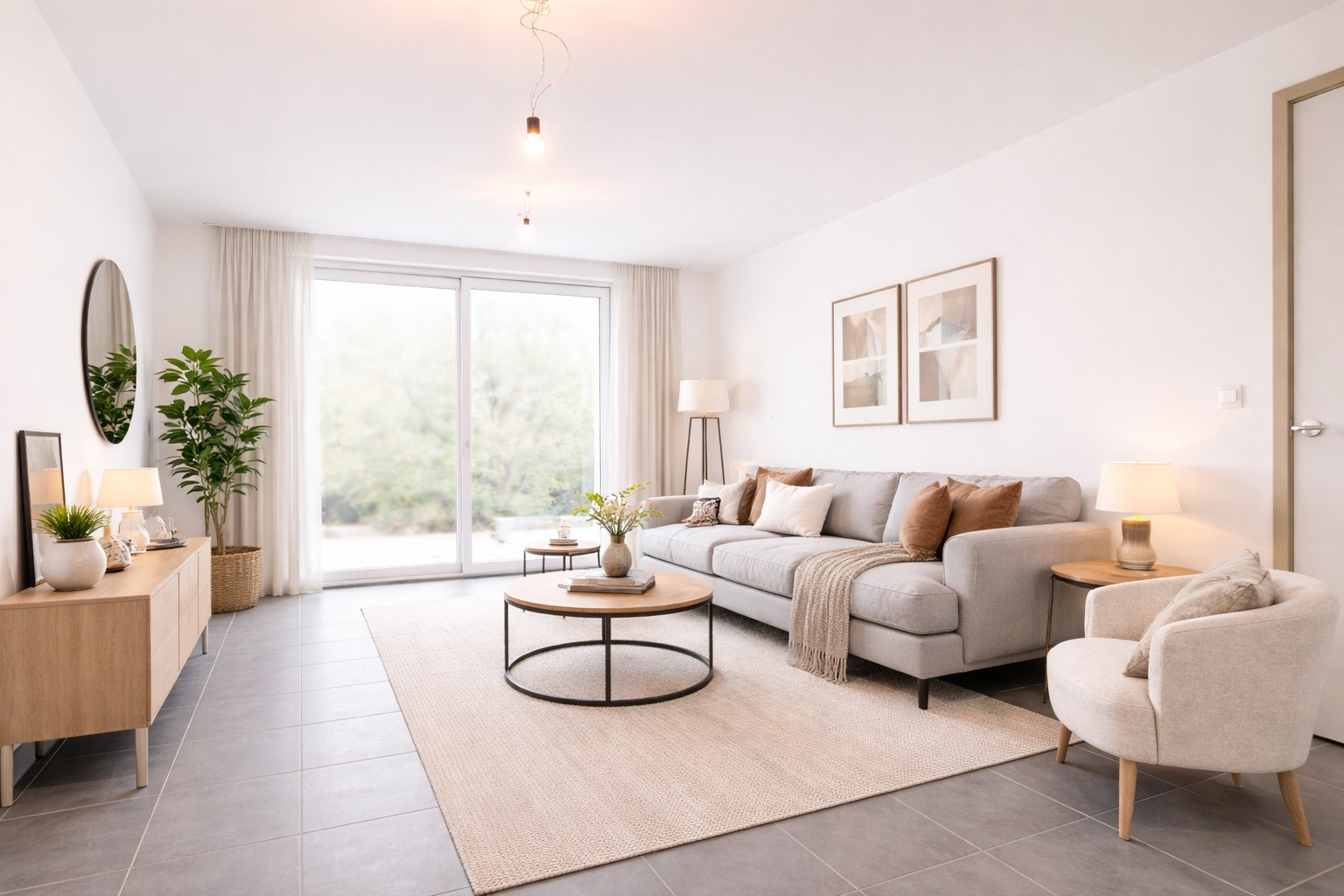 Nieuwbouwappartement op de 2de verdieping met 1 slaapkamer, terras én garage - foto 1