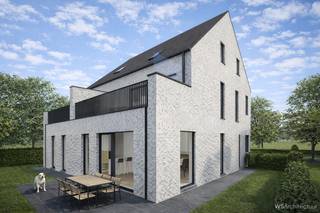 PLUSPUNTEN:<br />+ bewoonbare oppervlakte: ca. 97 m²<br />+ 2 volwaardige slaapkamers<br />+ Terras: ca. 19 m²<br />+ energiezuinig nieuwbouwappartement<br />+ kwalitatieve afwerking volgens lastenboek<br />+ ruime en lichtrijke leefruimte<br />+ moderne open keuken<br />+ Duplex (links)<br />+ rustige en aangename woonomgeving<br />+ instapklaar opgeleverd<br /><br />ALGEMEEN:<br />Bent u op zoek naar een ruim nieuwbouwappartement met twee slaapkamers, een aangenaam terras én alle hedendaagse comfort? Dan is dit duplex appartement aan de Tulpenstraat 1 in Oudsbergen beslist een bezoek waard.<br /><br />Dit elegante duplexappartement combineert een doordachte indeling met een hoogwaardige afwerking en een aangename woonbeleving. De verdeling over twee niveaus creëert een natuurlijke scheiding tussen wonen en rusten, wat zorgt voor extra privacy en een ruimtelijk gevoel.<br /><br />De lichtrijke leefruimte vormt samen met de open keuken het hart van de woning. Grote raampartijen zorgen voor een overvloed aan natuurlijk licht en versterken het open karakter. Het terras biedt bovendien een aangename buitenruimte waar u in alle rust kunt genieten. Dankzij de royale indeling is dit appartement ideaal voor zowel gezinnen als koppels die op zoek zijn naar extra comfort en leefruimte.<br /><br />Met een bewoonbare oppervlakte van circa 97 m² beschikt het appartement over twee volwaardige slaapkamers, een comfortabele badkamer, een afzonderlijk gastentoilet en een praktische berging. De afwerking gebeurt volgens het lastenboek, waardoor u kunt rekenen op een kwalitatief en instapklaar eindresultaat.<br /><br />Voor de afwerking wordt samengewerkt met gerenommeerde vakmensen:<br />Keuken: Keukenontwerper, Hasselt - budget van €15.000 incl btw<br />Badkamer: STG badkamers - budget van €8.500 incl btw<br />Vloeren: Impermo - budget van €50/m² incl. btw<br />Binnendeuren: Stevens houttechniek - budget van €350/deur incl btw<br /><br />De ligging in Oudsbergen vormt een bijkomende troef. U woont hier in een rustige omgeving met een vlotte verbinding naar winkels, scholen, horeca, sportfaciliteiten en de omliggende gemeenten.<br /><br />Dit appartement biedt de ideale combinatie van ruimte, comfort, energiezuinigheid en een aangename buitenruimte.<br /><br />INDELING:<br />+0: gemeenschapelijke inkomhal<br />+1: inkomhal, gastentoilet, leefruimte, open keuken, berging, terras<br />+2: nackthal, badkamer, 2 slaapkamers<br /><br />FINANCIERING:<br />Opgelet: voor onroerende goederen gelegen in België zijn uitsluitend Belgische hypotheken mogelijk. Maak tijdig een afspraak met uw financieel adviseur zodat u vooraf zicht heeft op uw mogelijkheden. Kandidaat-kopers die hun financiële situatie reeds hebben voorbereid, genieten vaak een streepje voor.<br /><br />SUCCESVOL VERKOPEN?<br />Dankzij succesvolle transacties zijn wij steeds op zoek naar nieuw aanbod voor onze zoekende kandidaat-kopers en huurders. Overweegt u te verkopen of te verhuren? Informeer vrijblijvend naar onze werkwijze.<br /><br />HOUD ME OP DE HOOGTE:<br />Niet gevonden wat u zocht? Schrijf u gratis in op onze website zodat u vrijblijvend op de hoogte wordt gebracht van nieuw aanbod:<br />https://www.immosign-plus.be/nl/hou-me-op-de-hoogte/<br /><br />Heeft u interesse in dit ruime nieuwbouwappartement met tuin in Oudsbergen? Contacteer ons via +32 89 87 03 67 of mail naar info@immosign-plus.be voor een vrijblijvende afspraak.
