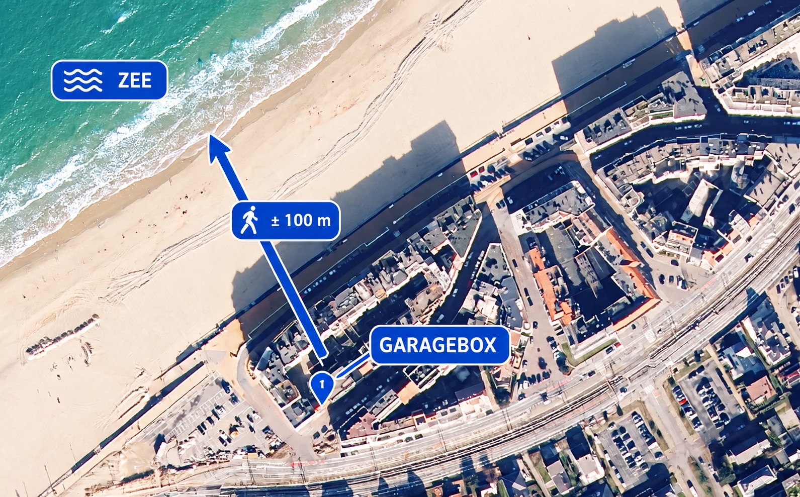 Ruime garagebox op toplocatie nabij de zeedijk in Oostende-Mariakerke! - foto 5