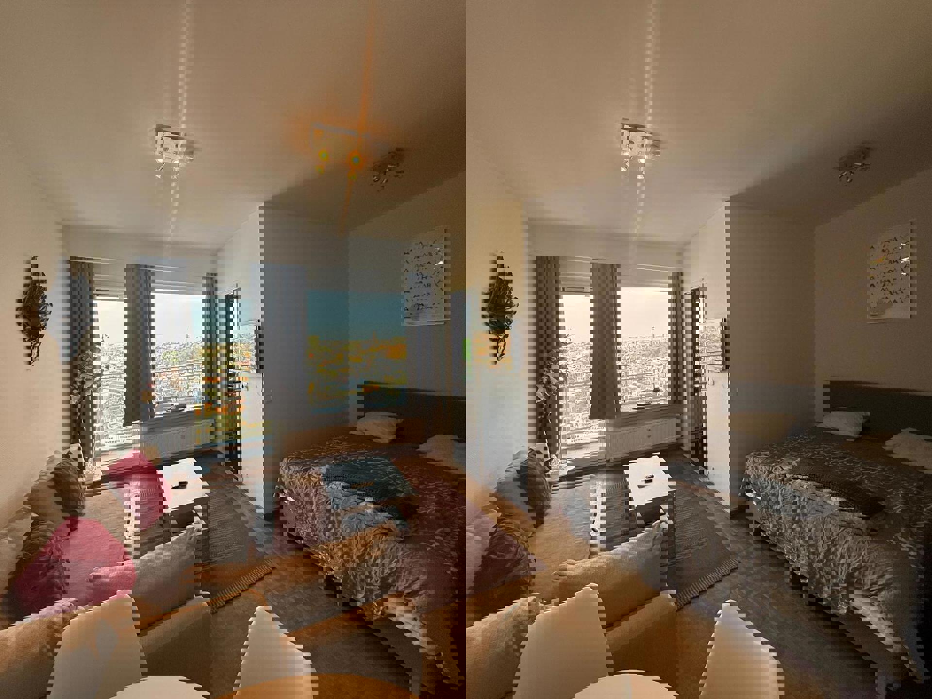 Gemeubelde studio met panoramisch uitzicht vanuit terras - foto 3