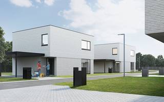 Le projet résidentiel contemporain, composé de 11 lots, dont 3 bâtiments ouverts et 8 bâtiments semi-ouverts. Sur ces lots, des maisons avec jardin...