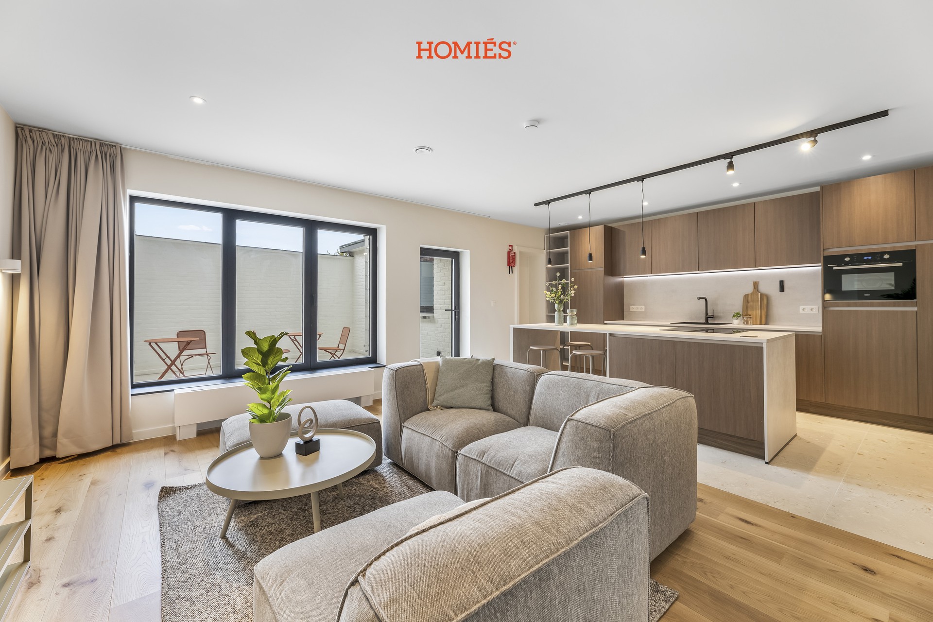 Luxueus en energiezuinig gelijkvloersappartement met stadskoer - foto 5