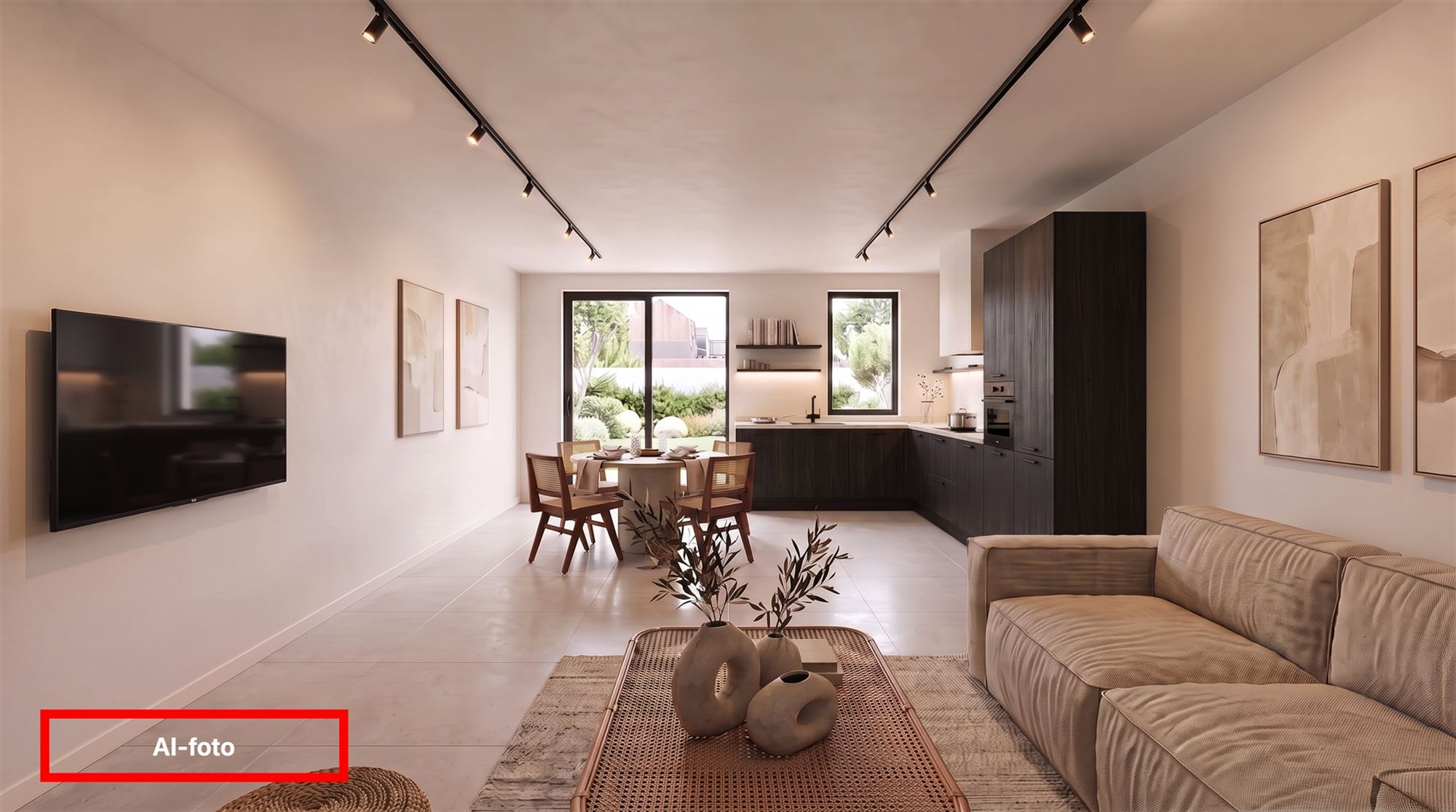 Nieuwbouwappartement met 2 slaapkamers en grote tuin. - foto 4