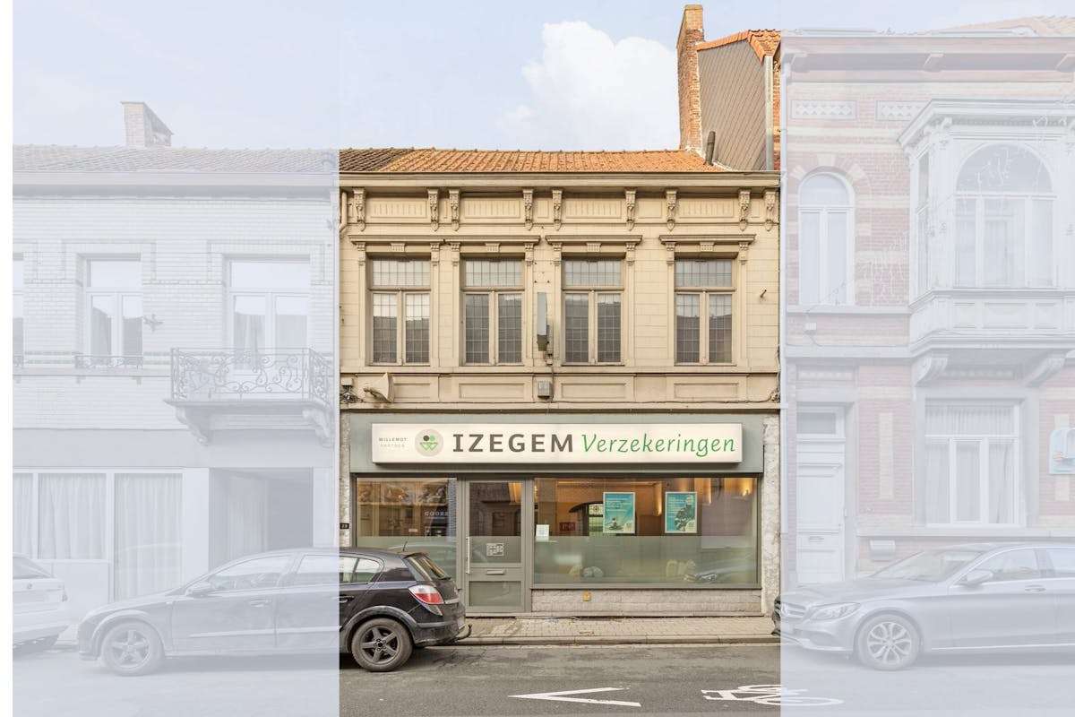 Kantoor met woonst te koop in centrum Izegem - foto 2