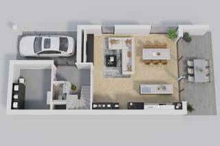 [[ DIT PAND NEEMT DEEL AAN DE ERA OPEN HUIZEN DAG OP 14/3 VAN 13:00 TOT 14:00 ]]Deze moderne halfopen nieuwbouwwoningen liggen in de Wolfsstraat te...