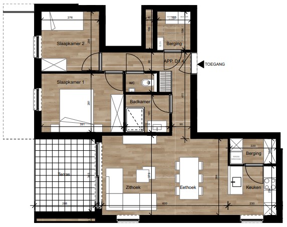 Apartment for sale in Tongeren with 2 bedrooms - photo 3