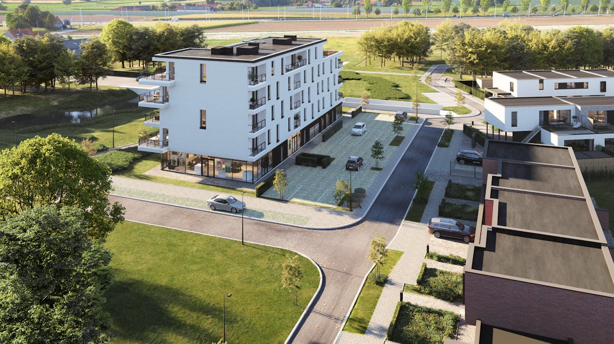 Nieuwbouw handelsruimte van ca. 122 m² te Hooglede/Roeselare - foto 4