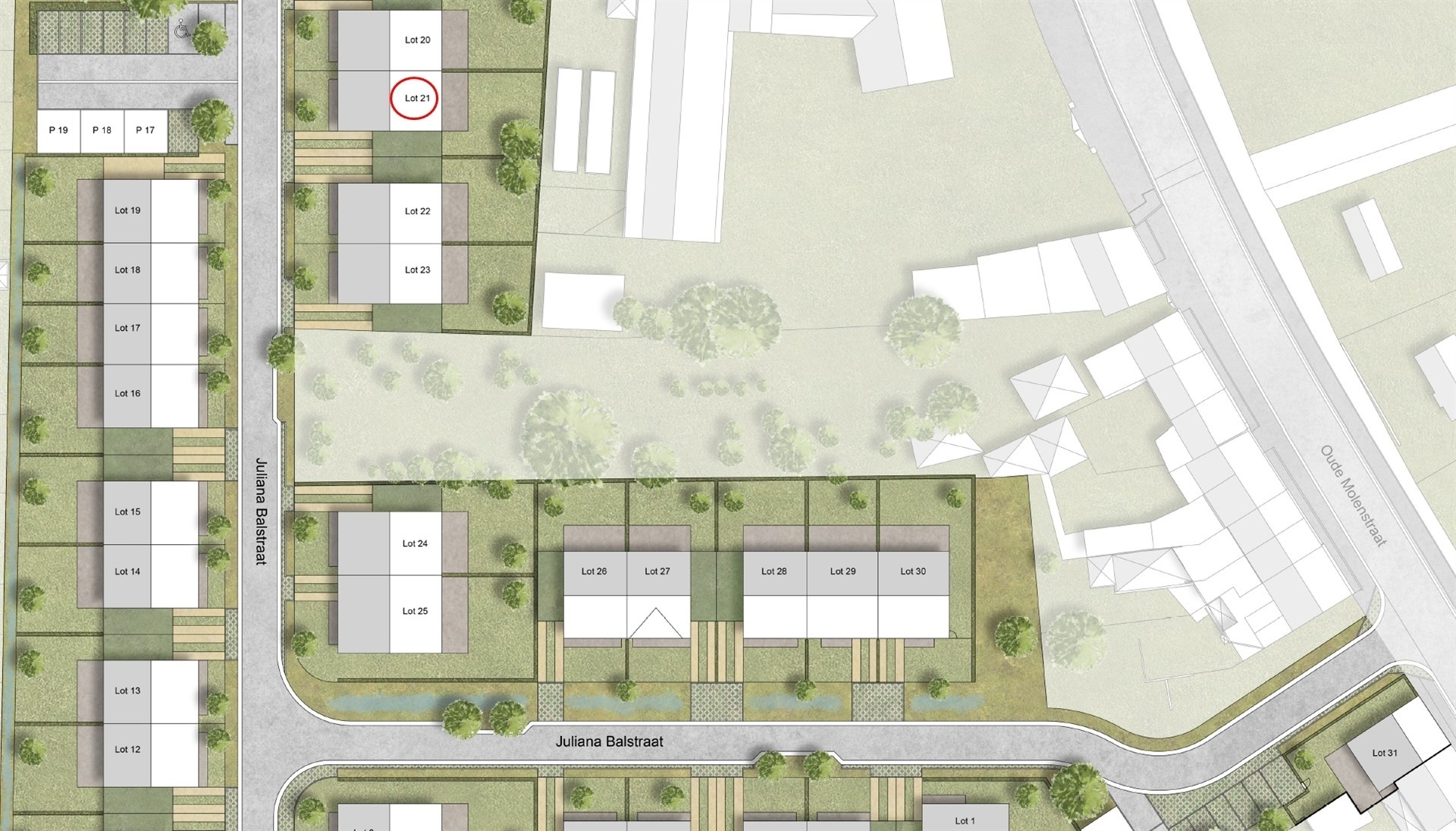 Perceel bouwgrond voor halfopen bebouwing in nieuw woonproject De Klingerie (286m²) - foto 2