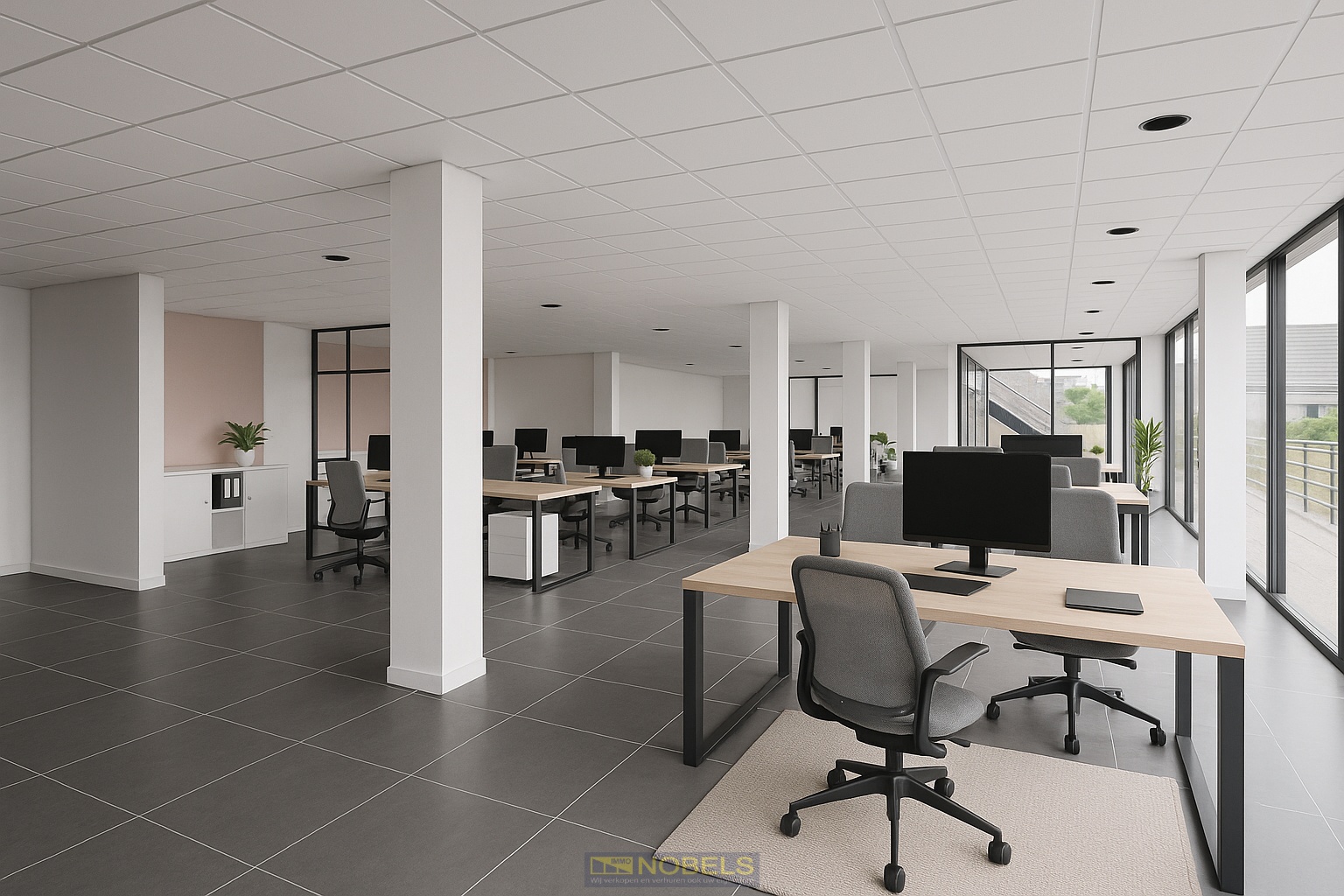 Te huur, ideaal gelegen commercieel pand (550m²) langs de N60 in Kruisem - photo 2