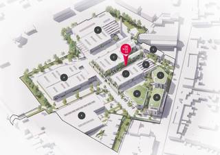 Nouvelle unité PME d'environ 749 m² dans le projet Walle Kortrijk.Dans une première phase, 3 bâtiments commerciaux seront construits sur le...