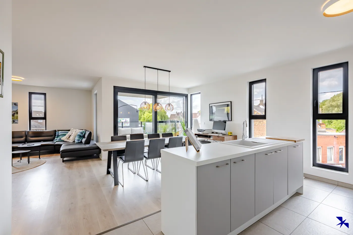 3 slpk appartement in recent gebouw met zonneterras - foto 4
