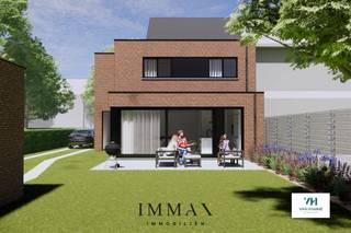 Energy-efficient semi-detached new-build home in a central location in Sint-Kruis, close to the centre of Bruges and Damme!This property has 198m² of...