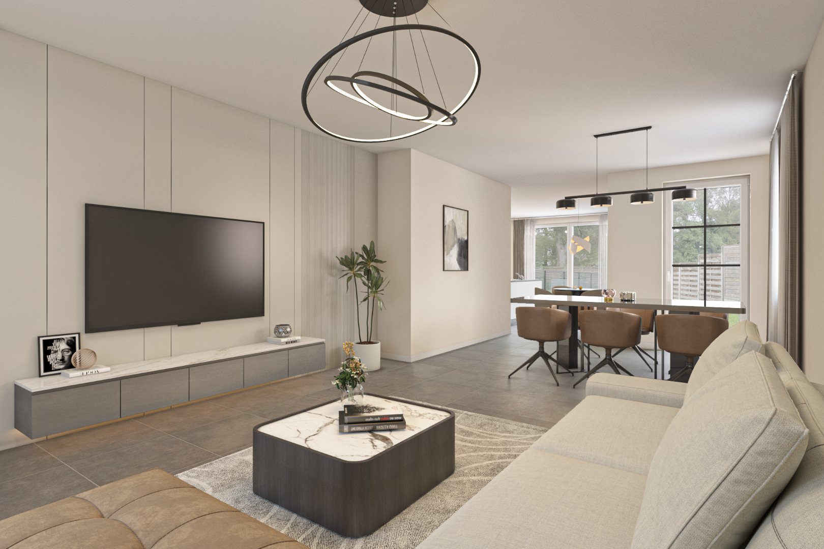 Kwalitatief afgewerkte en ruime nieuwbouw (HOB) met 3 ruime slpks op 412 m² te Olen ! - foto 4