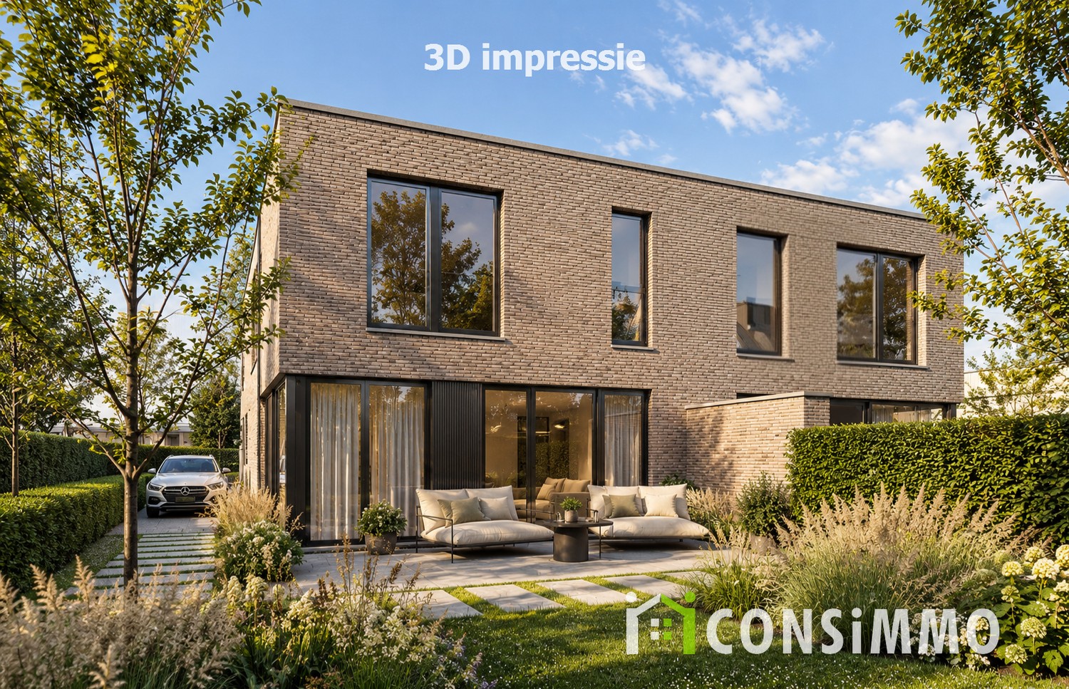 Hoogwaardige en energiezuinige nieuwbouwwoning met zuidwestgerichte tuin in Oud-Termien - foto 5