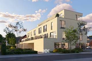 Dit appartement op de tweede verdieping heeft een bewoonbare oppervlakte van 100 m² en een terras van 9 m². Via de ruime inkomhal heeft u toegang tot een lichtrijke leef- en eetruimte en de open keuken met aansluitend een handige berging. Verder vindt u er twee slaapkamers waarvan de master bedroom een dressing heeft, een afzonderlijk toilet en een badkamer met een inloopdouche en lavabo. Ondergronds is er een private parkeerplaats met een handige berging voorzien. <br /><br />Wondelaer bestaat uit 11 hedendaagse appartementen verspreid over drie verdiepingen. Met keuze uit 1, 2 of 3 slaapkamers biedt het gebouw verschillende mogelijkheden voor uiteenlopende woonbehoeften. Bovendien beschikt elk appartement over een eigen terras waar u in alle rust kan genieten van de zon. Het gebouw heeft een grote ondergrondse verdieping met open parkeerplaatsen, ruime bergingen en een fietsenstalling, allen gemakkelijk bereikbaar via de lift.<br /><br />De appartementen zijn uitgerust met energiezuinige technologieën, vrij van fossiele brandstoffen. De individuele warmtepomp, de balansventilatie en de privatieve PV-panelen zorgen voor lage energiekosten en dragen bij aan een groenere toekomst. <br /><br />Gelegen nabij de kern van Wondelgem vindt u er alle voorzieningen op wandel- en fietsafstand gaande van diverse scholen en winkels tot parken en culturele activiteiten. <br /><br />Verlaagd BTW-tarief van 6% mogelijk op de volledige constructiewaarde.