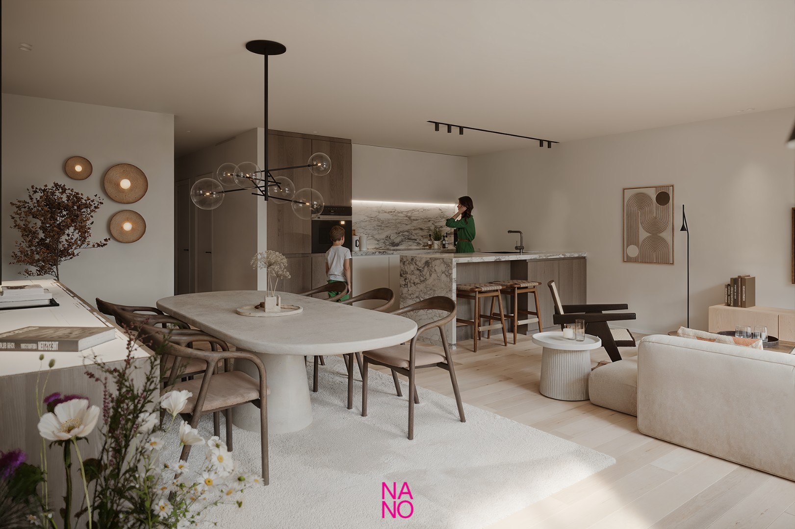 Appartement spacieux de 2 chambres dans la Villa Grace – avec grande terrasse ensoleillée, Dorpsstraat - photo 4
