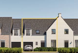 NIEUWBOUW IN EEN LANDELIJKE BOUWSTIJL - gesloten bebouwing (lot 106). Binnen de ring van Roeselare, op het grondgebied van Hooglede, bevindt zich...