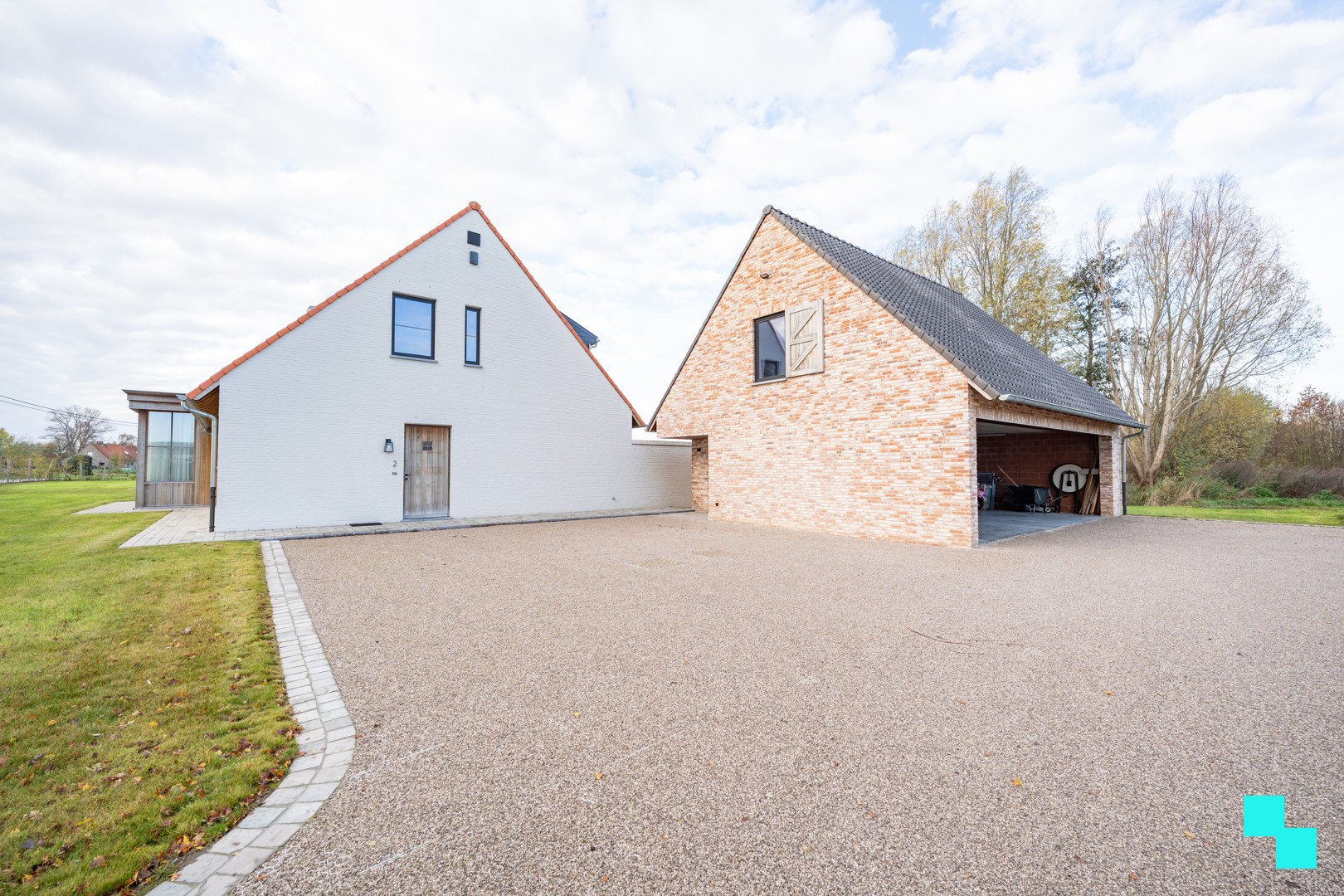 Landelijk gelegen te Ardooie: unieke nieuwbouwwoning (2023) met twee bijgebouwen op een perceel van 5.000 m² - foto 5