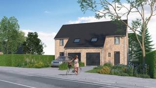 INDELING VAN DE WONING<br /><br />GELIJKVLOERS<br /><br />- Inkomhal- Gastentoilet- Leefruimte met open keuken- Trap naar boven- Inpandige garage<br />EERSTE VERDIEP<br /><br />- Nachthal met zolderluik- Apart toilet- Badkamer- 3 slaapkamers<br />ZOLDERVERDIEP<br /><br />- Zolderruimte<br />Afbeeldingen zijn steeds illustratief en contractueel niet bindend.<br /><br />De koper heeft deels nog inspraak in de stijl en afwerking van de woning voor zover deze zaken niet werden vastgelegd door vergunning of bestelling van materialen.<br /><br />TIP: Hoe sneller U beslist in de bouwfase, des te meer inspraak U heeft in de keuze van materialen en/of afwerking.<br /><br />ECO-uitvoering dat voldoet aan strenge energienormen.<br /><br />- Zonnepanelen- Doorgedreven isolatie- Warmtepomp i.p.v. gas- Vloerverwarming- Ventilatie D- Max. E-peil = 30- Elektriciteitsaansluiting : 3 fasen<br />