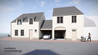 Nieuwbouw koppelwoning in de Sarkoheemstraat te Jabbeke<br /><br />Ontdek deze stijlvolle en hedendaagse koppelwoning op een uitzonderlijk perceel in de rustige Sarkoheemstraat, op de hoek met de Vedastusstraat. Deze nieuwbouwwoningen combineren een eigentijdse architectuur met een doordachte indeling, veel lichtinval en een verrassend ruime tuin. Dankzij de centrale ligging geniet u van een rustige woonomgeving met vlotte verbindingen naar het centrum van Jabbeke, scholen, winkels en de E40.<br /><br />Bij het ontwerp werd maximaal ingezet op wooncomfort en privacy. De woningen beschikken over een royale leefruimte met grote raampartijen die naadloos aansluiten op het terras en de tuin. De open keuken vormt het hart van de woning en biedt alle ruimte voor gezellige familiemomenten.<br /><br />De praktische indeling omvat onder andere:<br /><br />Ruime en lichtrijke leefruimte met open keuken.<br />3 volwaardige slaapkamers <br />Moderne badkamer en afzonderlijk gastentoilet.<br />Berging en technische ruimte.<br />Private inpandige carports + garages<br />Tuin met terras<br /><br />De woning wordt gebouwd met hoogwaardige materialen en voldoet aan de hedendaagse normen inzake energiezuinigheid en wooncomfort. Dankzij de uitstekende isolatie, moderne technieken en duurzame afwerking geniet u van een lage energiefactuur en een toekomstgerichte investering. De afwerking kan nog volledig aangepast worden in samenspraak met de bouwheer. <br /><br />Troeven<br /><br />Architecturale nieuwbouwwoning.<br />Ruim perceel met veel privacy.<br />Private inpandige carports + garagesGrote tuin en terras.<br />Energiezuinige en duurzame afwerking.<br />Rustige ligging nabij alle voorzieningen.<br />Vlotte verbinding naar Brugge, Oostende en de E40.<br /><br />Bent u op zoek naar een hedendaagse gezinswoning waar ruimte, licht en kwaliteit centraal staan? Dan is deze unieke koppelwoning in de Sarkoheemstraat ongetwijfeld een bezoek waard.<br /><br />Interesse? Neem vandaag nog contact op voor meer informatie, plannen, lastenboek of een vrijblijvend kennismakingsgesprek. Hier woont u in alle rust, met het comfort van een moderne nieuwbouwwoning op een toplocatie in Jabbeke.