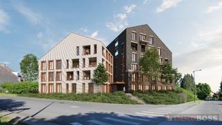 Het nieuwbouwproject van residentie ROOOTS ligt op de hoek van de Molendam en Saint-Sauveurstraat te Ronse. Dit op wandelafstand van het centrum, station en warenhuizen.<br /><br />INDELING: inkomhal, gastentoilet, leefruimte met ingerichte keuken, slaapkamer 1, badkamer, slaapkamer 2, slaapkamer 3, berging en terras. <br /><br />PLUSPUNTEN: <br />+ Bijna-energieneutraal (max E30) <br />+ Onroerende voorheffing: 50% vrijstelling onroerende voorheffing<br />+ centrale verwarming: warmtepomp &amp; vloerverwarming <br />+ prachtig zicht <br />+ Ondergrondse garageboxen, autostaanplaatsen en bergingen <br />+ Nabij station, scholen &amp; warenhuizen <br />+ Interessante investering 