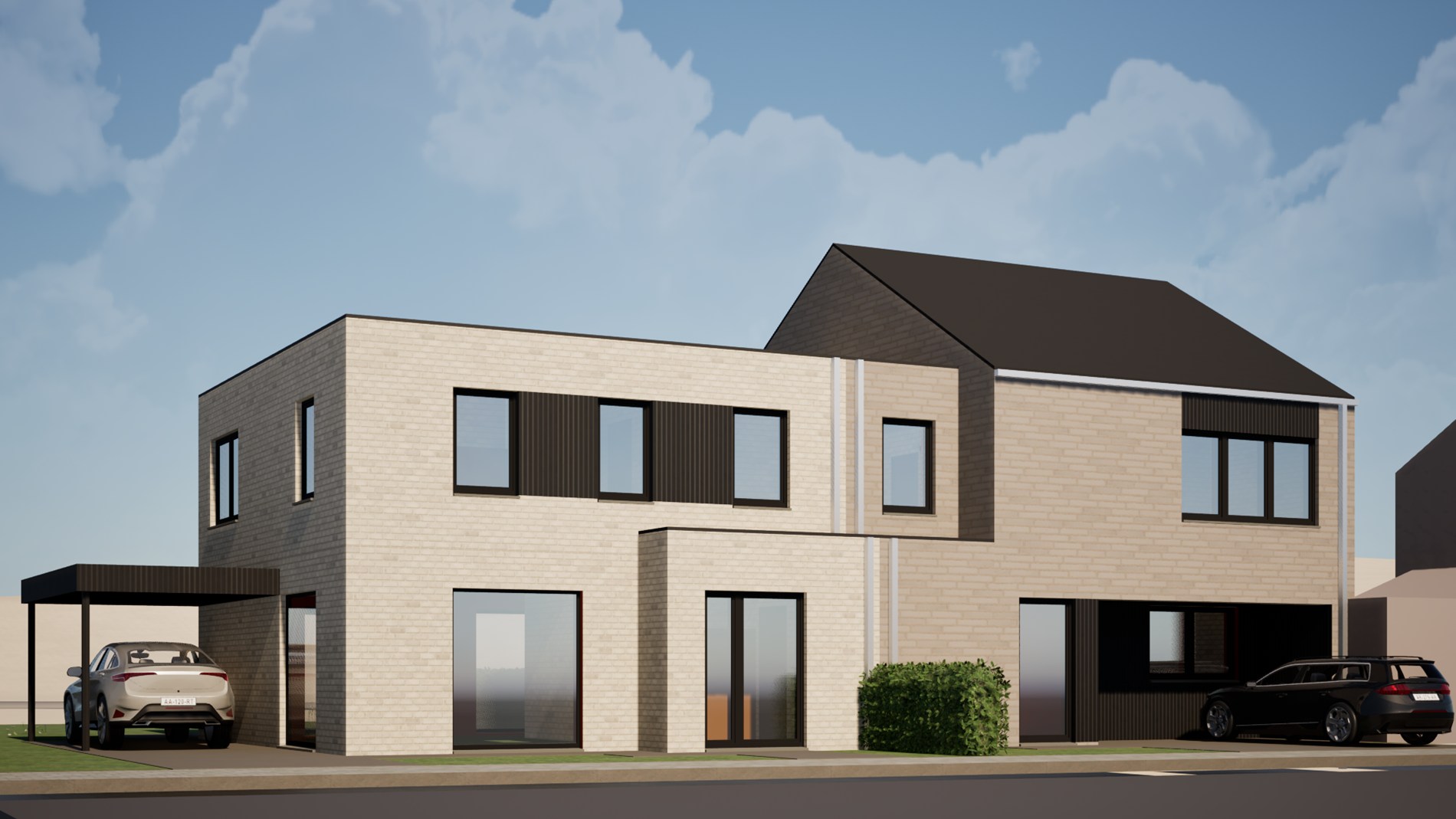 Halfopen bebouwing op toplocatie nabij het centrum te Eernegem - foto 1