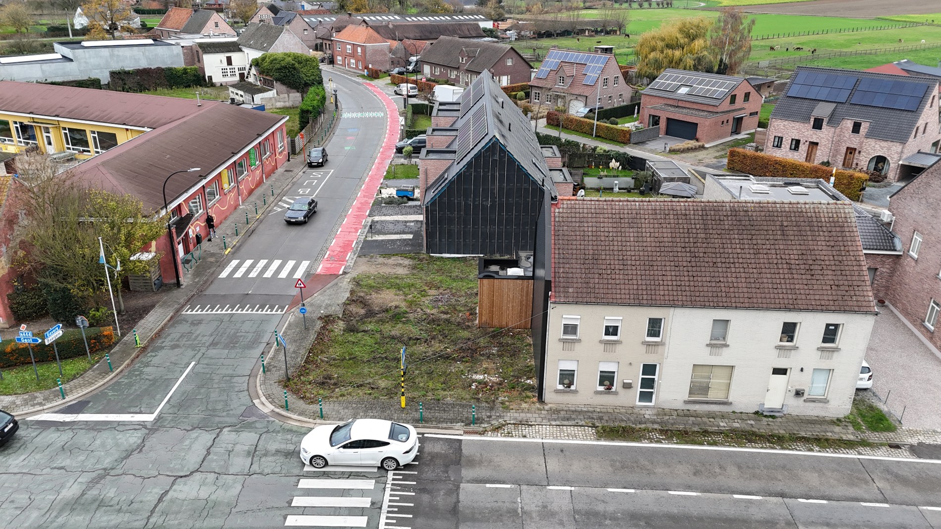 Bouwgrond op een interessante hoeklocatie in Baaigem - foto 3