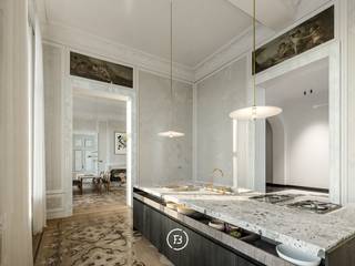 AFGEWERKT APPARTEMENT<br /><br />Tussen de mooiste kerk van Brugge, de Walburgakerk, en het Europacollege situeert zich dit exclusief woonappartement. Het geniet royale woongelegenheden, hoge plafonds, historische elementen zoals statige molurus en lederen wandbekleding. Het is niet moeilijk om lyrisch te worden over de troeven van deze monumentale eigendom.<br />Het appartement situeert zich op het gelijkvloers niveau van de Res. Huis Van Hamme en geniet een bewoonbare oppervlakte van maar liefst 221 m², 31 m² aan terras, een privé inkomhal, gashaarden, royaal salon, een volledig geïnstalleerde keuken (Obumex), 2 slaapkamers (of bureel), privé afgesloten garagebox en een extra berging.<br /><br />Het geniet een high -end afwerking (Obumex) en biedt tal van mogelijkheden (residentieel appartement; kantoor).