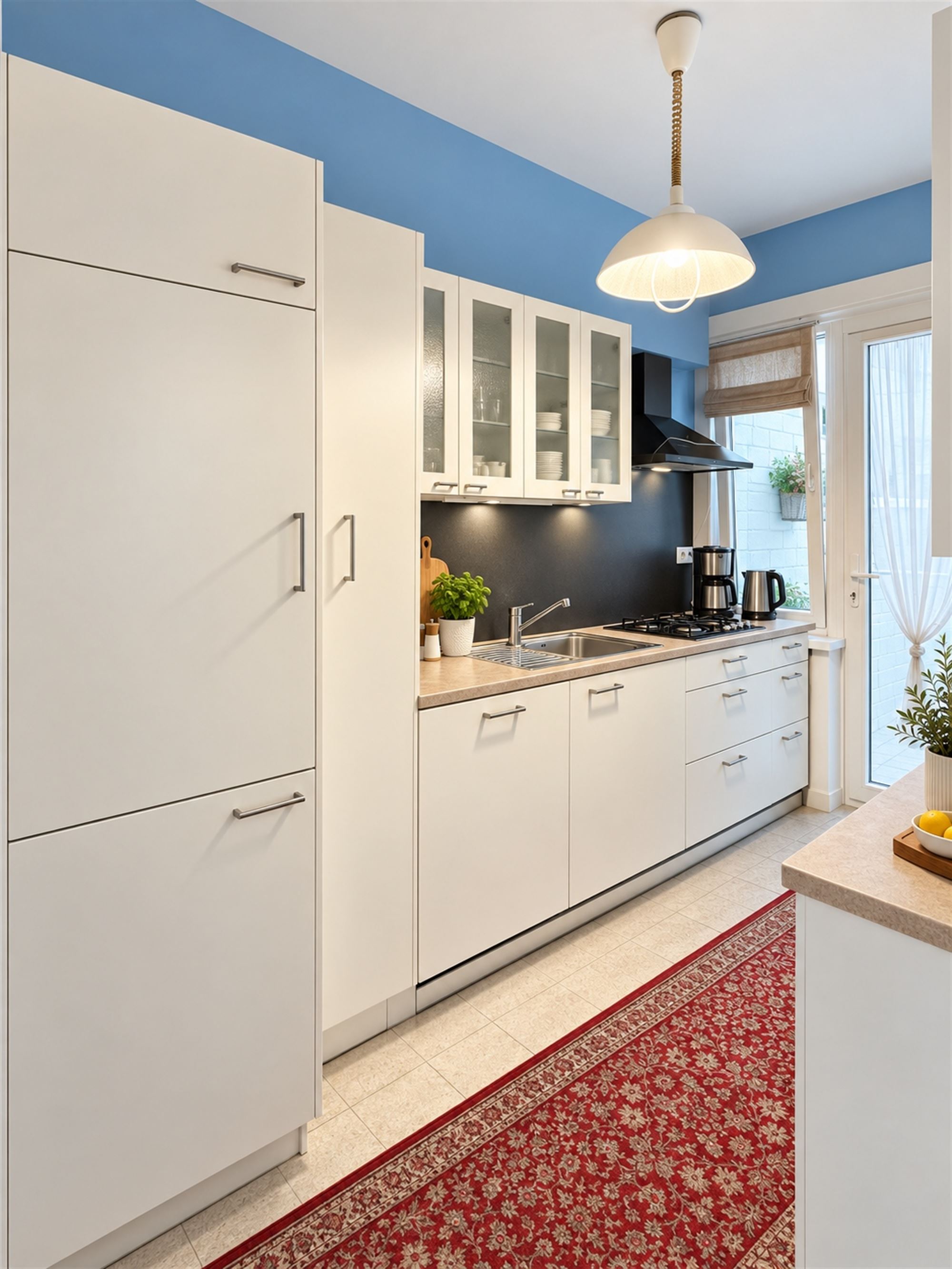 Gelijkvloers appartement met 2 slpk, garage en tuintje - foto 5