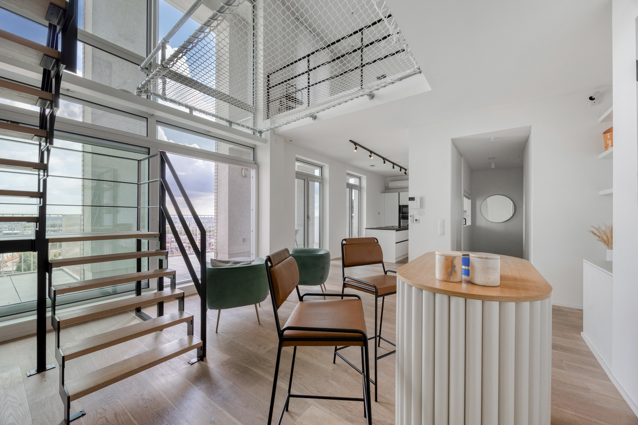 Exclusieve penthouse met panoramisch zicht over Antwerpen - foto 4