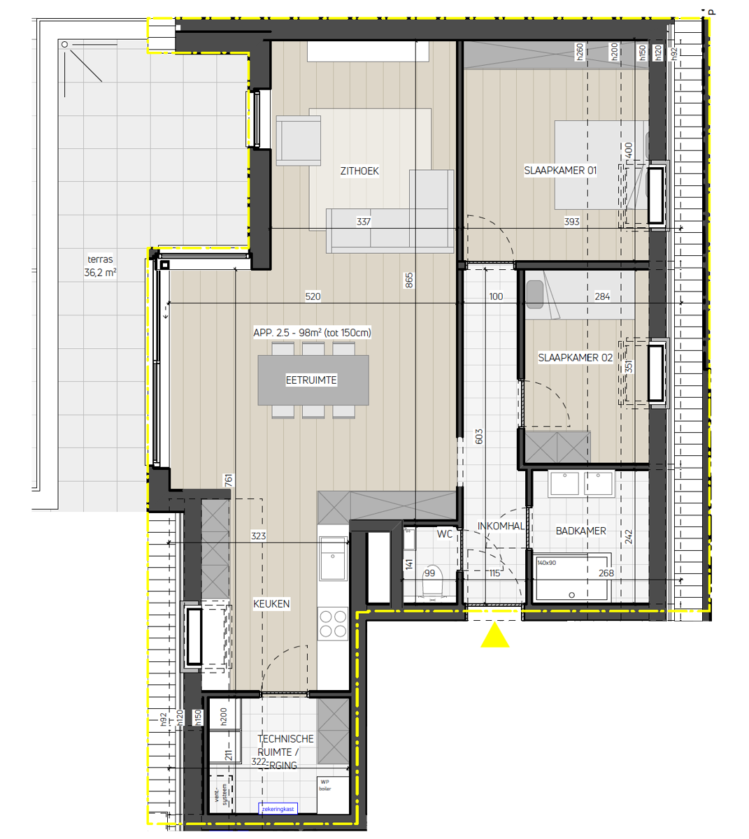 Appartement à vendre à Rijkevorsel avec 2 chambres - photo 2