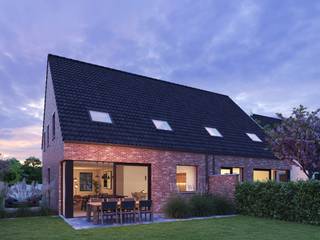 Deze <span><strong>landelijk nieuw te bouwen</strong></span> woning maakt deel uit van een rustige verkaveling van 26 woningen langs de Lendeleedsestraat in Izegem. De verkaveling is een plezier voor zowel jong als oud. Enerzijds is de verkaveling vrij landelijke gelegen en wordt er binnen de verkaveling een groene zone voorzien, anderzijds is de verkaveling gelegen op fietsafstand van het centrum van Izegem.<br />De <span><strong>unieke uitstraling</strong></span> van deze woning wordt bekomen door zijn landelijke charme dankzij een oude recuperatie gevelsteen in combinatie met de vele natuursteen elementen. De unieke diepe tuin met <strong><span>zonnige oriëntatie (zuid/west)</span></strong> maakt deze woning zeer bijzonder.<br />Op het gelijkvloers van deze woning vinden we een ruime leefruimte met <span><strong>veel lichtinval</strong></span> met aansluitend een open keuken. Palend aan de keuken wordt een ruime berging voorzien. In de inkomhal vinden we de trap naar de eerste verdieping waar er <span><strong>3 ruime slaapkamers </strong></span>voorzien zijn. De masterbedroom beschikt eveneens over een mooie <span><strong>dressingruimte</strong></span>. Verder vinden we hier de badkamer (met inloopdouche, bad en dubbel lavabo) en een afzonderlijk toilet.<br />Deze nieuw te bouwen woning wordt volledig afgewerkt met kwalitatieve materialen zoals o.a. maatkeuken inclusief toestellen met een natuurstenen werkblad, vloerverwarming op het gelijkvloers en de eerste verdieping aangestuurd door middel van een warmtepomp (water/lucht), laminaat in de slaapkamers, zonnepanelen, oprit, terrassen, eiken trap, regenwaterpomp in de put … Optioneel mogelijk voor <span><strong>extra slaapkamers op zolder.</strong></span> De keuzes voor de afwerking zijn volledig naar smaak van de koper.<br />Interieurfoto’s zijn als voorbeeld van een gelijk(w)aardige woning. <br />Ontdek deze nieuwbouwwoning in Izegem<br />Grondoppervlakte: 403 m² / E-peil : 23 / Prijzen excl. btw en registratiebelastingen<br />Voor meer informatie, contacteer BOUW BOSSU op het nummer 0496 101 201 - www.bouwbossu.be<br />6% btw mogelijk onder voorwaarden