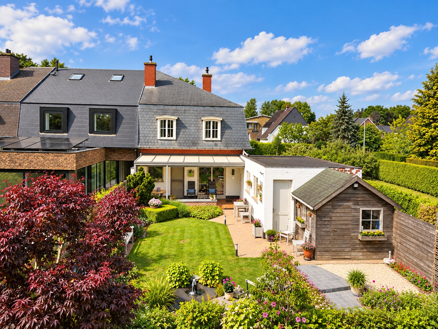 Ruime woning met 3 slpk, garage en diepe aangelegde tuin voor 399.000 EUR - foto 4
