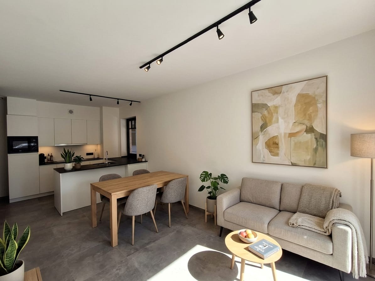 INSTAPKLAAR NIEUWBOUW GELIJKVLOERSAPPARTEMENT IN HARTJE RUISELEDE - foto 2