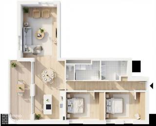 <strong>Appartement A2.01 heeft een oppervlakte van maar liefst 129 m². Het terras bevindt zich aan de achterzijde van het gebouw met uitzicht over het natuurgebied. Het appartement omvat 3 slaapkamers en heeft een terras van 18m². </strong>Indien je dit appartement wenst te laten bouwen als een 2-slaapkamer appartement met 2 zeer ruime slaapkamers, behoort dat nog tot de mogelijkheden.<br /><br />Welkom bij Vièra, een uniek woonproject aan de rand van Zichem, waar rust, ruimte en natuur samenkomen.<br /><br />Grenzend aan het uitgestrekte natuurgebied bij de Demerbroeken, biedt dit appartement jou een uitzonderlijke woonkwaliteit op een toplocatie. Hier woon je in harmonie met de natuur, op wandelafstand van het centrum én omgeven door een open landschap.<br /><br />Dit 3-slaapkamer appartement werd ontworpen met oog voor ruimte en licht. Grote raampartijen brengen het buitengevoel naar binnen, terwijl de doordachte indelingen zorgen voor maximaal wooncomfort. Het appartement beschikt over een ruim terras en is afgewerkt met duurzame, hoogwaardige materialen die klasse en verfijning uitstralen.<br /><br />Of je nu op zoek bent naar een eerste woning, een comfortabele thuis of een slimme investering – dit project biedt een unieke kans op een leven in stijl, dicht bij de natuur.<br /><br />In totaal worden er 28 appartementen gerealiseerd in 2 gebouwen. Ondergronds bevinden er zich 28 staanplaatsen (voorzien voor het laden van elektrische wagens) en 28 kelderbergingen.<br /><br /><u><strong>Prijsopbouw:</strong></u>
<ul>
	<li>Grondwaarde: € 83.000,00</li>
	<li>Constructiewaarde: € 352.000,00</li>
</ul>
<u><strong>Optioneel:</strong></u><br /><strong>Autostaanplaats:</strong>

<ul>
	<li>Grondwaarde: € 4000,00</li>
	<li>Constructiewaarde: € 23.500,00</li>
</ul>
<strong>Kelderberging:</strong>

<ul>
	<li>Grondwaarde: € 1400,00</li>
	<li>Constructiewaarde: € 5100,00</li>
</ul>
<br />Interesse? Neem dan snel contact op met Steffi via steffi@immopersyn.be of via de 0467 03 54 04 voor meer informatie.
