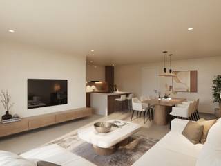 <p><strong>Ontdek Residentie "HOF TER VORST", een stijlvol nieuwbouwproject gevestigd te Veerle-Laakdal.<br /><br /></strong>Het project omvat <strong>12 energiezuinige appartementen</strong> met 1, 2 of 3 slaapkamers, waaronder 4 gelijkvloers appartementen met terras en private tuin, 4 appartementen (eerste verdieping) & 4 duplexappartementen.<br />Dankzij de hoogwaardige afwerking, veel lichtinval, gunstig E-peil, zonnepanelen, warmtepompen, vloerverwarming én vloerkoeling is residentie “HOF TER VORST” helemaal klaar voor de toekomst.<strong><br /><br />Dankzij de hoogwaardige afwerking, veel lichtinval, gunstig E-peil, zonnepanelen, warmtepompen, vloerverwarming én vloerkoeling is residentie “HOF TER VORST” helemaal klaar voor de toekomst. <br /><br />GEIJKVLOERSAPPARTEMENT 2 situeert zich op de begane grond en heeft een (netto) bewoonbare oppervlakte van 87,7m². </strong></p>
<p>Het omvat o.a. 2 slaapkamers van 12,2m² en 7,9m², een Oost-gerichte terras van 27,1m² met bijhorende, achterliggende tuin van maar liefst 43m² (inclusief tuinberging). <strong><br /><br />Privé parkeerplaatsen, carports & kelderbergingen zijn beschikbaar en verplicht bij aan te kopen tegen meerprijs.<br /></strong>Kelderberging: 5.000€ tot 8.500€<br />Parkeerplaats (ondergronds): 20.000€ - 25.000€<br />Carports (bovengronds): 15.000€<br />Parkeerplaats (bovengronds/ open): 7.500€<strong><br /><br />De fotorealistische beelden geven een weergave van een mogelijke inrichting - hier kunnen evenwel geen rechten uit geput worden.</strong></p>
<p>HOF TER VORST: centraal, duurzaam en zorgeloos wonen te Veerle-Laakdal.</p>