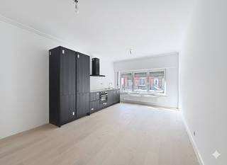 Gerenoveerd appartement te koop in Wilrijkindeling: gelijkvloers:- hal met ingemaakte kast met aansluiting voor wasmachine en droogkast-...