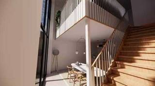 Te koop - STUK GROND VOOR PROJECT NIEUWBOUW MET REEDS VERLEENDE BOUWVERGUNNING voor het bouwen (aan 6% BTW) van één of twee eengezinswoning(en)...