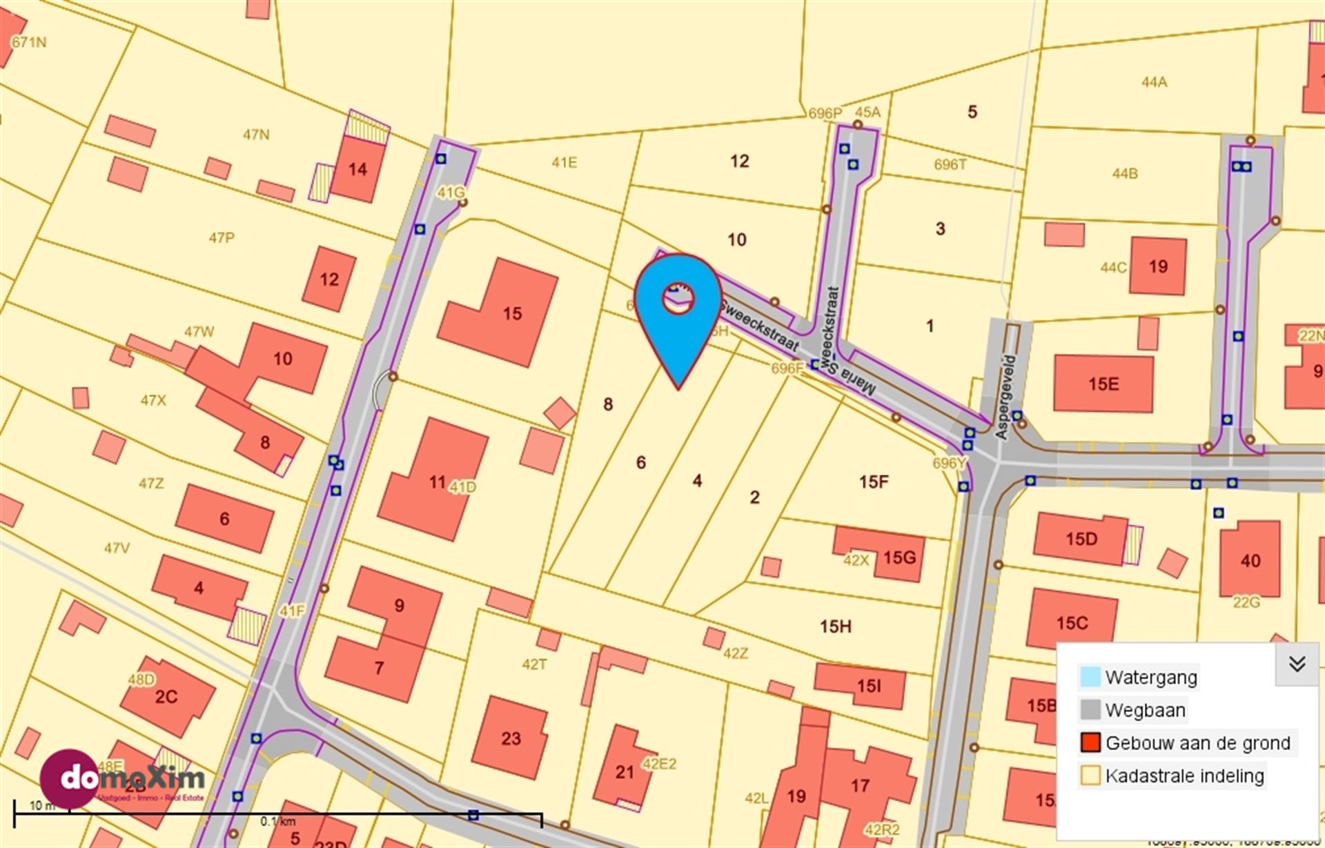 Bouwgrond voor een halfopen bebouwing op 6 are 18 ca in een rustige verkaveling - foto 5