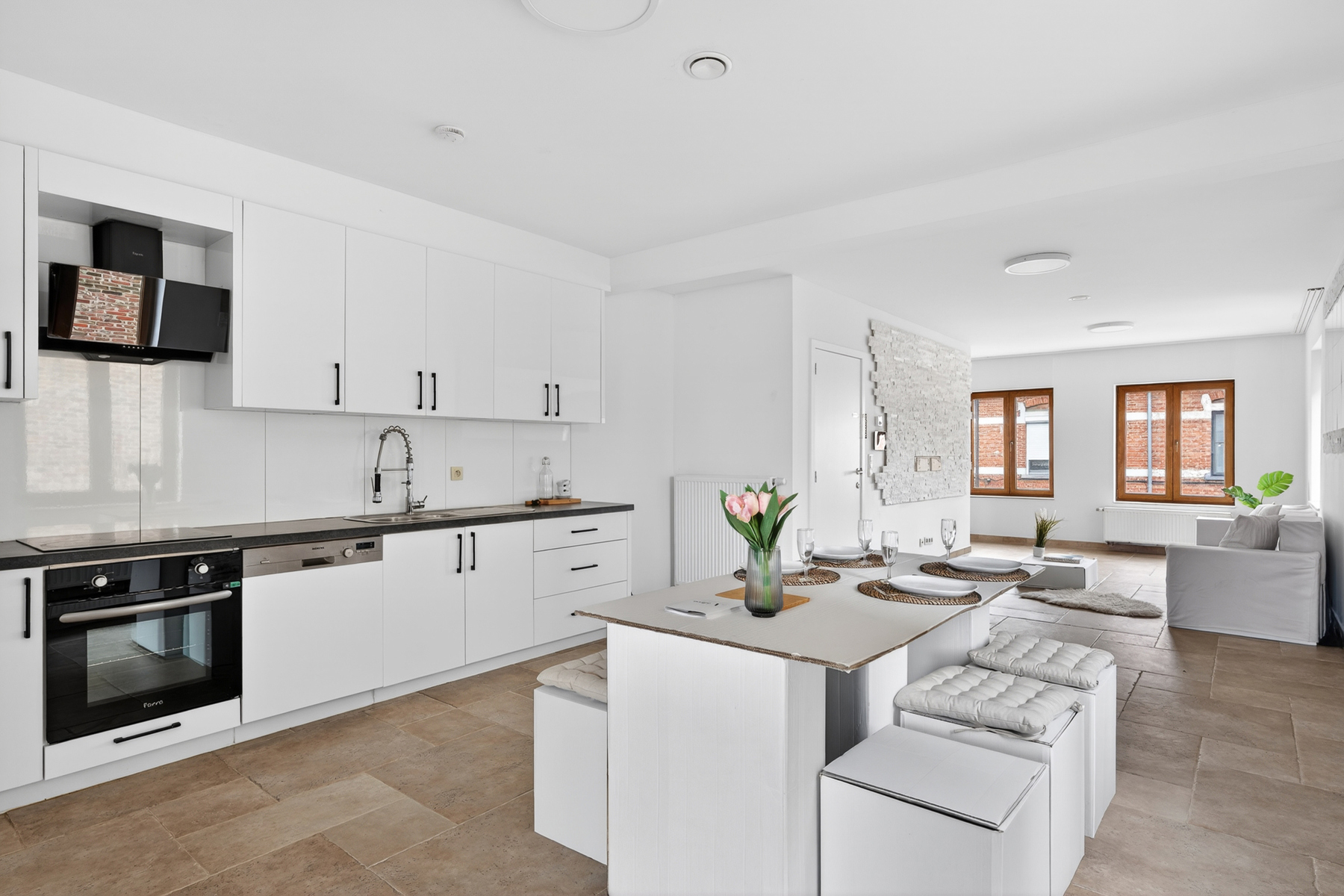 Duplex appartement in centrum Sint-Niklaas met 3 slaapkamers - foto 4