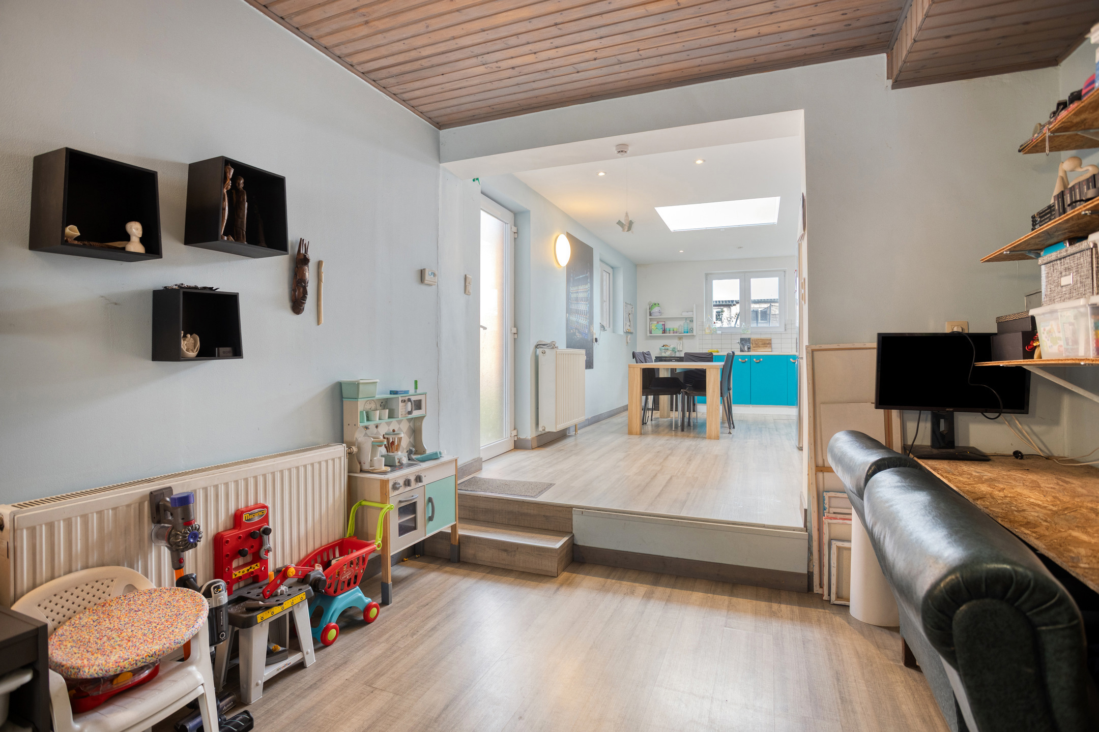 Rijwoning met twee slaapkamers, tuin en garage te Wilsele - foto 3