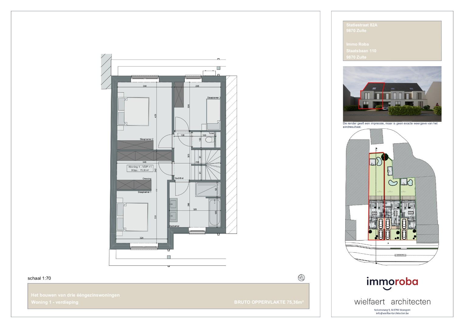 Maison à vendre à Zulte avec 3 chambres - photo 3