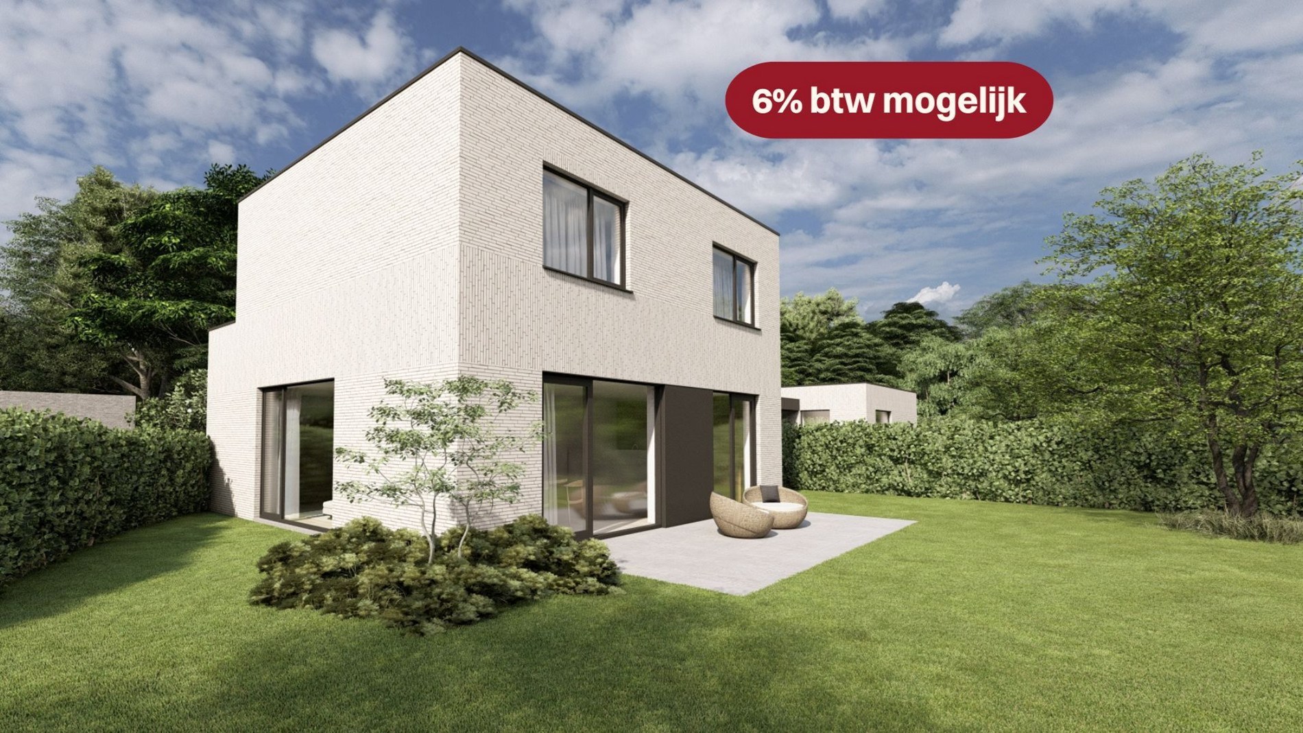 Nieuwbouwwoning in het groene Zomergem te koop - foto 1